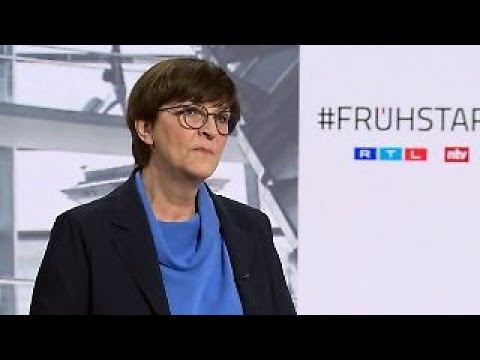"Es wird keinen russischen Diktatfrieden geben" - SPD-Chefin Esken im Frühstart | ntv