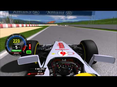 rFactor Formula 1 2012 Spain GP Barcelona Onboard Lap Driver virtual Eder Belone
