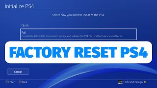 How do I Wipe my PS4 for sale in 2021? Factory Reset PS4 - Delete everything, all info and games