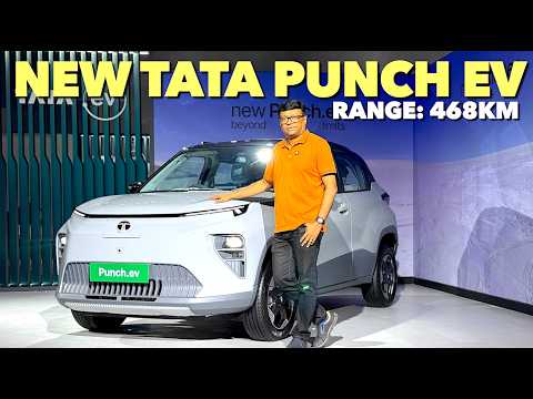 Tata Punch EV ഇപ്പോൾ 40 KW  ബാറ്ററി പായ്ക്കും 468 കിമി റേഞ്ചുമായി പുനരവതരിച്ചിരിക്കുന്നു|Walkaround