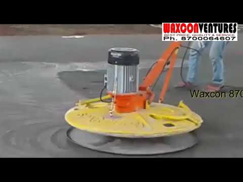 Waxcon Concrete Power Trowel Electric
