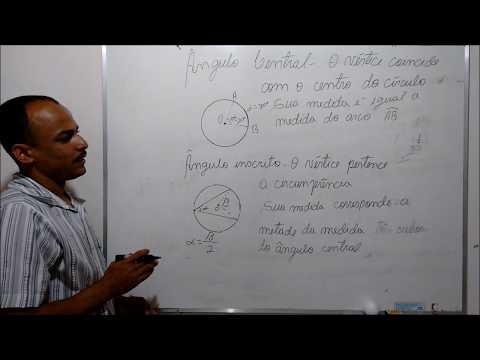 ÂNGULO CENTRAL E ÂNGULO INSCRITO: CONCEITO E APLICAÇÃO