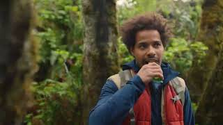  Father camping with his children