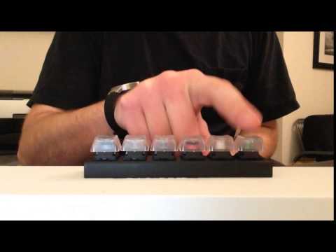 Cherry MX Blue o-ring Comparison