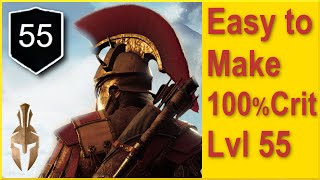 Assassins Creed Odyssey - Easy to Make 100% Crit Build at Low Level - Best Level 50 Warrior Build