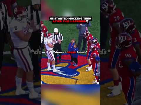 Oklahoma Got REVENGE After This…😳☠️ #cfb #shorts #nfl
