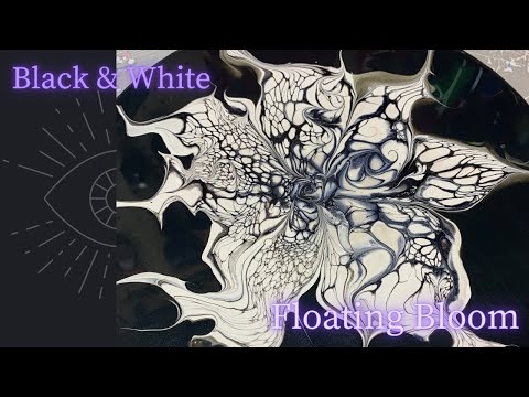 #159 Stranger Things Gothic Floating Bloom | Acrylic Pour Painting | Abstract | Fluid Painting