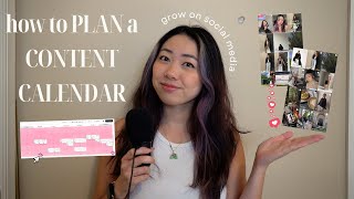 How to plan a content calendar, find your niche, & build a brand | GROW on social media 2025 🌱