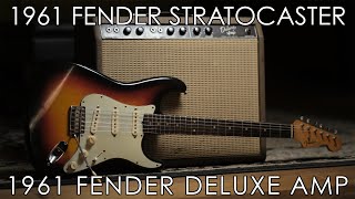 Video thumbnail for "Pick of the Day" - 1961 Fender Stratocaster and Deluxe Amp by Emerald City Guitars