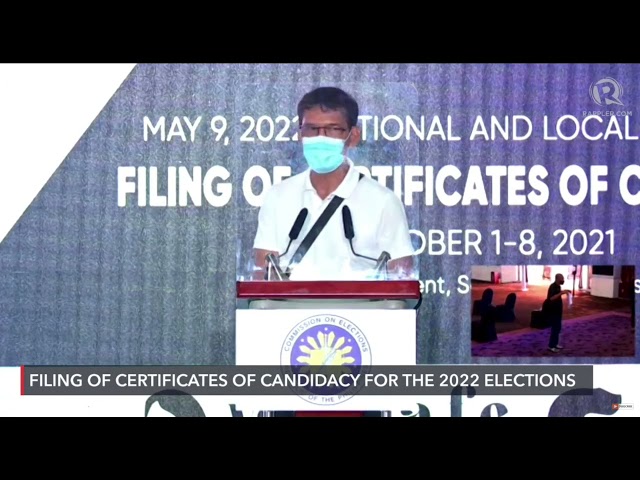 Labor leader Leody de Guzman files candidacy for president