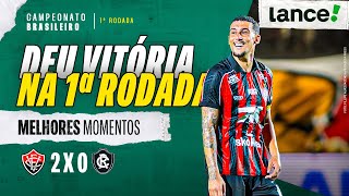 VITÓRIA 2x0 REMO - MELHORES MOMENTOS - 1ª RODADA - CAMPEONATO BRASILEIRO