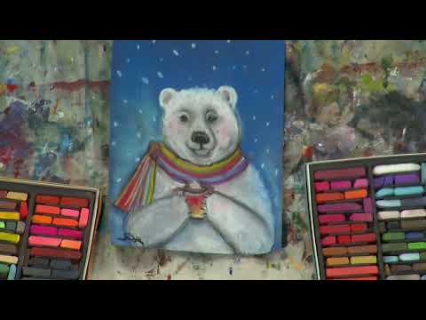 Elida Field Shares a Cozy Polar Bear Art Project