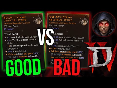 Diablo 4 - How much do GG Amulets actually matter?
