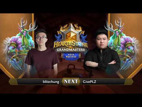 blitzchung vs GivePLZ | 2021 Hearthstone Grandmasters Asia-Pacific | Top 8 | Season 1 | Week 4