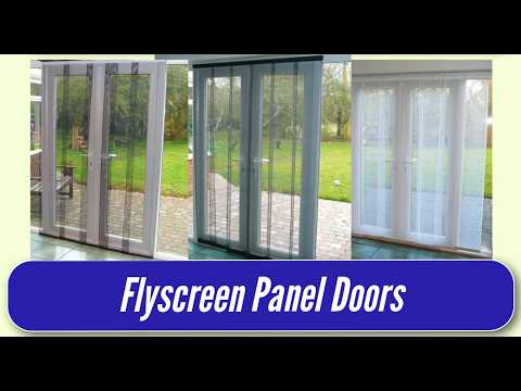 Flyscreen Panel Door 120cm - watch the video