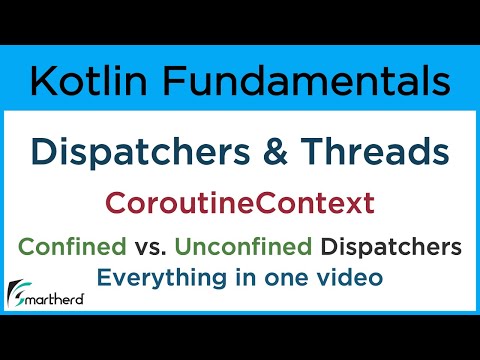 Kotlin Dispatchers CoroutineContext and CoroutineScope