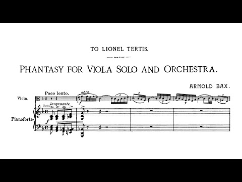 Arnold Bax - Phantasy for Viola Solo and Orchestra, GP 235