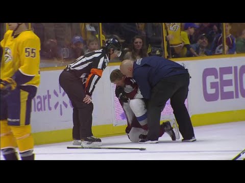 Predators' Watson hits Toninato hard into boards, gets game misconduct