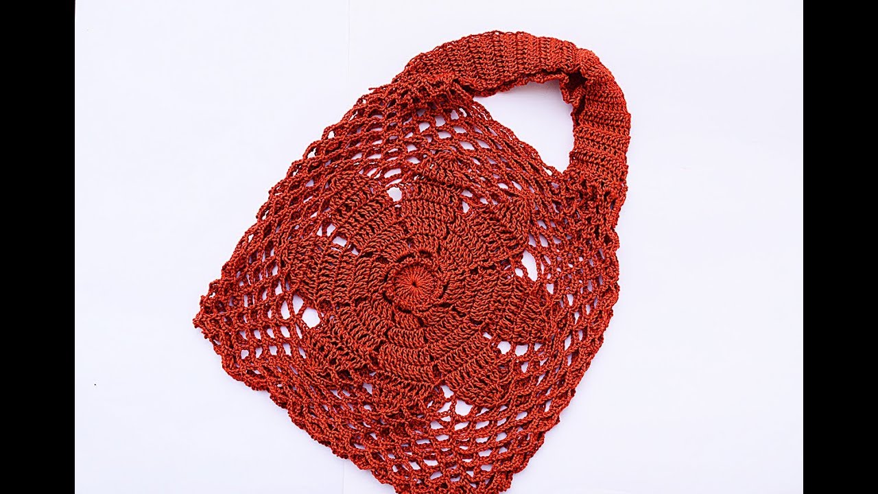 Crochet flower bag  👜 # crochet #crochetveryeasy