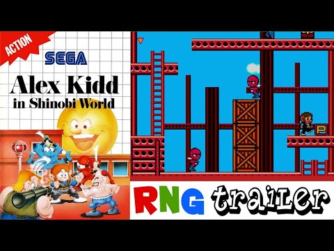 Alex Kidd in Shinobi World - MasterSystem (RNG Trailer)