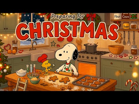 Christmas Prep with Snoopy 🎅 Smooth Christmas Jazz to Boost Your Holiday Spirit