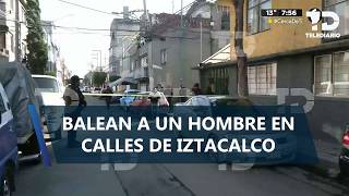 Hombre es atacado a balazos en la colonia Ramos Millán, Iztacalco; responsables escaparon