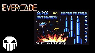 Super Asteroids & Super Missile Command (Evercade - Atari Lynx Collection 1) Gameplay