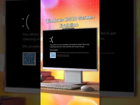 Windows Blue Screen of Death Evolution (1985 - 2025)