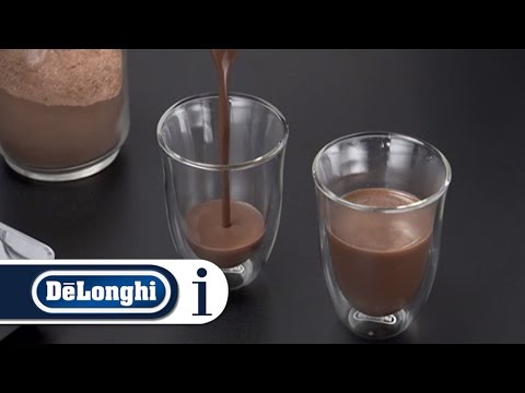 How to make a hot chocolate with your De'Longhi PrimaDonna Exclusive ESAM 6900 coffee machine