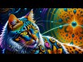 Nexxus 604 - Cybernetic Cats - Psychedelic trance mix 2024 • (4K AI animated music video)