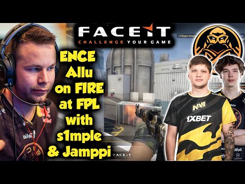 ENCE Allu on FIRE at FPL with s1mple & Jamppi