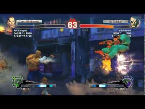 Dan (D Grade) VS Sagat (B Grade) - Super Street Fighter 4: AE (PC)