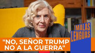 Manuela Carmena lanza un manifiesto contra la guerra | Malas Lenguas