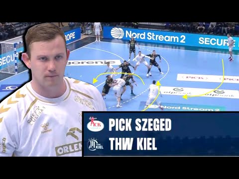 THW Kiel | 7 on 6 with Left Wing Running to Pivot | 9.12.2021