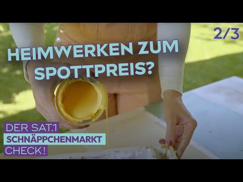 Heimwerken: Was taugen Tedi, Woolworth & Action? | 2/3 | SAT.1 Schnäppchenmarkt-Check!