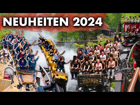 Die BESTEN Achterbahn-Neuheiten 2024 🎢