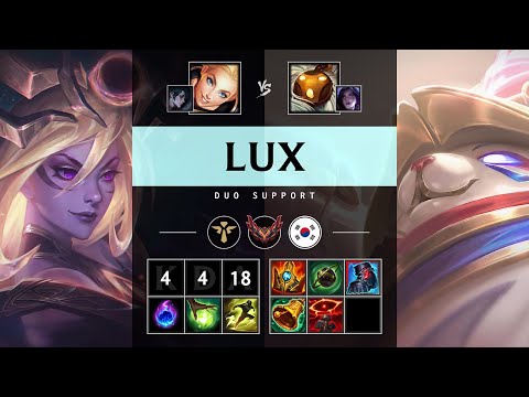 Lux Support vs Bard - KR Grandmaster Patch 25.09