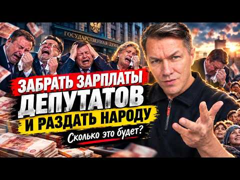 ЗАБРАТЬ ЗАРПЛАТЫ ДЕПУТАТОВ И РАЗДАТЬ НАРОДУ! Сколько это будет?