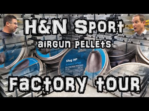 H&N Sport Air Rifle Pellets - FACTORY TOUR!! - German Pellet Manufacturing - Airgun Slugs - PCP