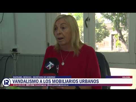 Roldán denunció hechos de vandalismo en espacios públicos de la ciudad