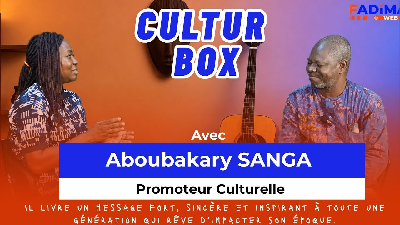 Aboubakary SANGA promoteur culturelle est l'invité de ce nouveau numéro de culture box 