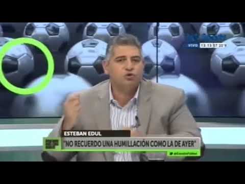 Estudio futbol 11/11/2016 Pagani sacado por la goleada de Brasil sobre Arg Mascherano debe