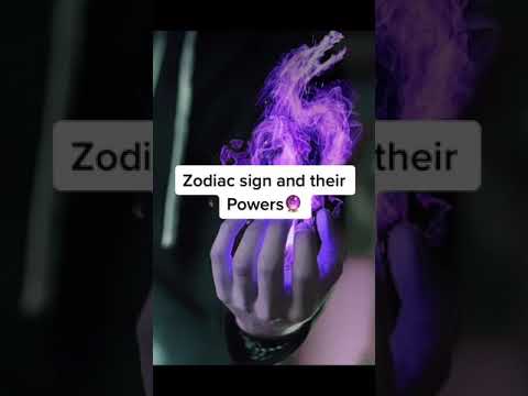 Zodiac Signs And Their Powers🔥 