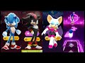 Sonic vs Shadow vs Rough vs Sonic.exe + Lyrics | Tiles Hop: EDM Rush