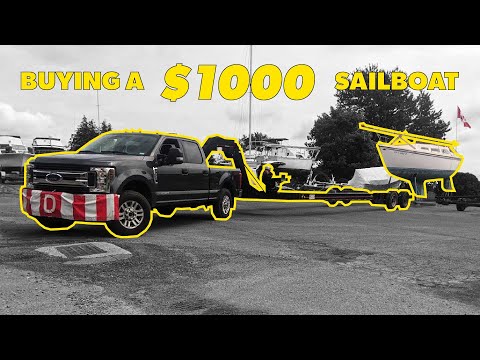 Buying a cheap sailboat for $1000 | Transporting it to Ottawa