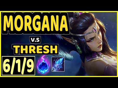 VANDER (MORGANA) vs THRESH - 6/1/9 KDA BOTTOM SUPPORT CHALLENGER GAMEPLAY - EUW