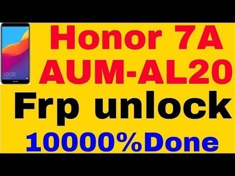 FRP! Honor 7A Pro разблокировка гугл аккаунта