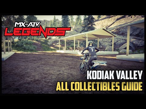MX vs ATV Legends - Kodiak Valley - All 25 Collectibles (Helmets) Guide
