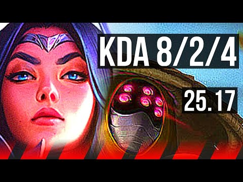 IRELIA vs JAX (TOP) | 6 solo kills, 8/2/4, 500+ games | KR Master | 25.17