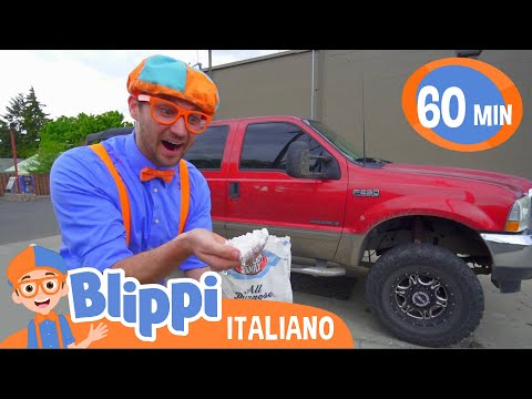 Impariamo a lavare un pick-up | Blippi in Italiano | Video educativi per bambini